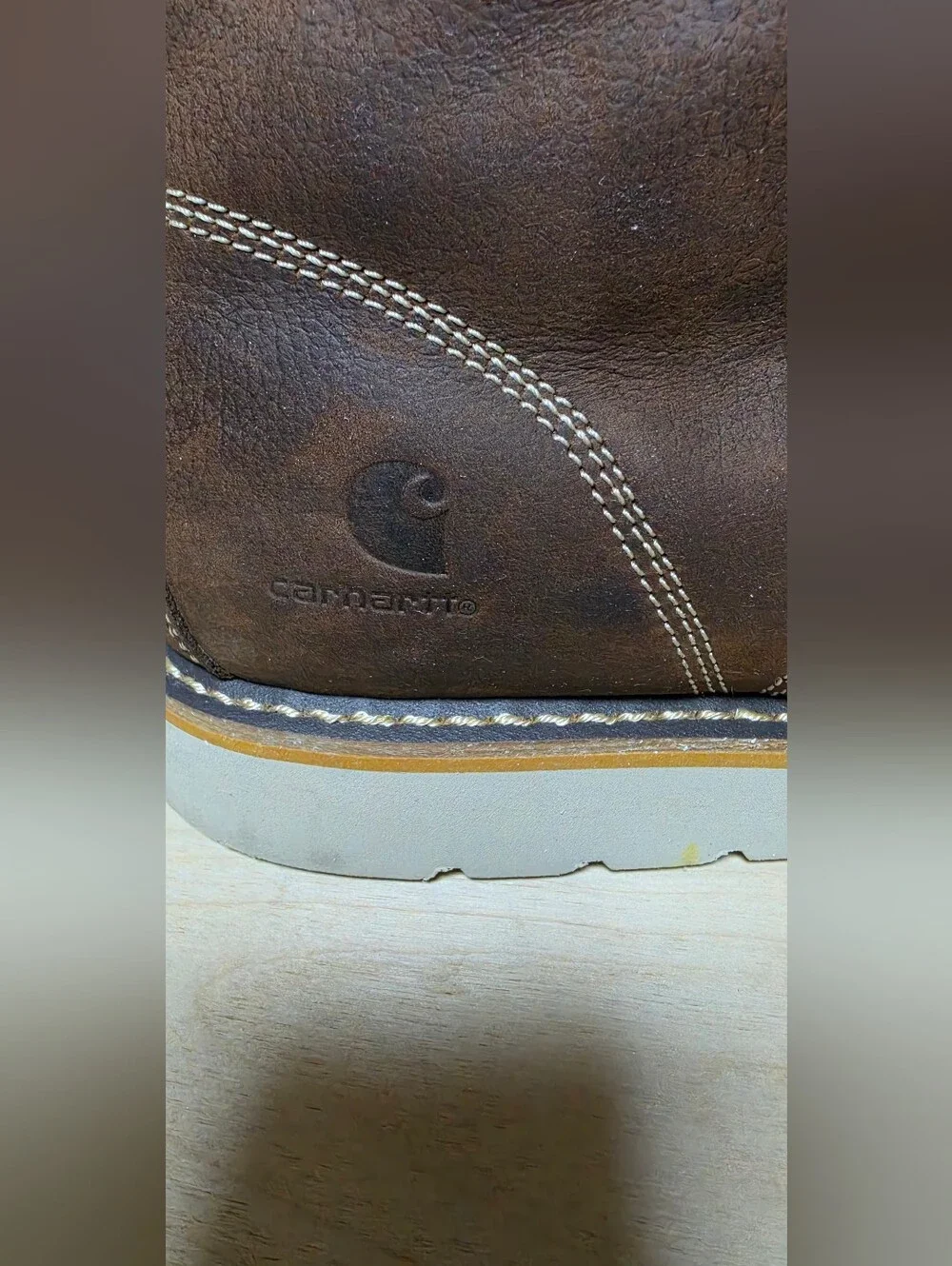 Carhartt Men's Waterproof 6-Inch Moc Toe Wedge Work Boots (Style CMW6095)